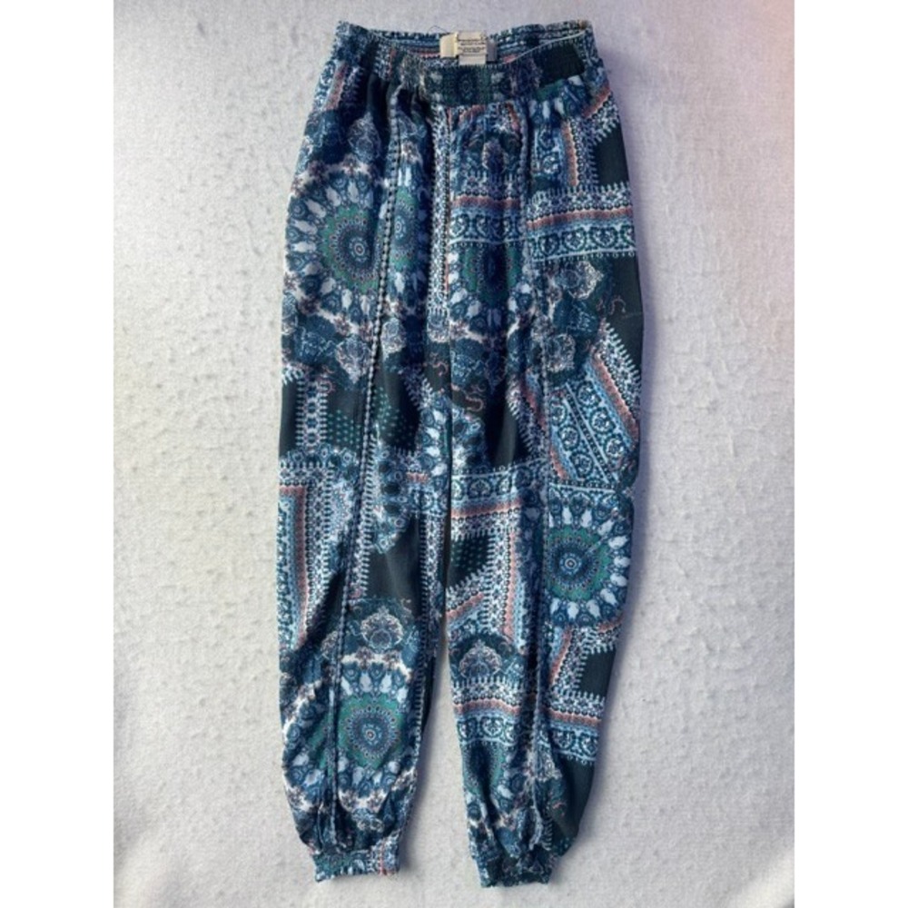 American Rag Pants Jogger Harem Palazzo Wide Loose Yoga Hippie Boho Fest XXS